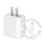 Apple iPhone Charger + Lightning Cable